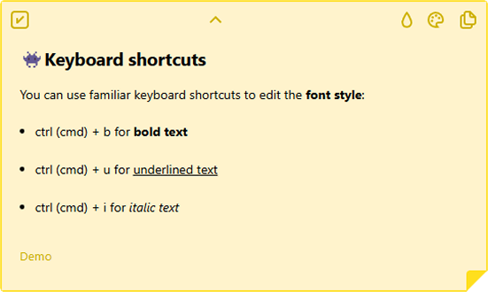 Image explaining keyboard shortcuts