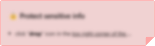 Image showing what a blurred note looks like